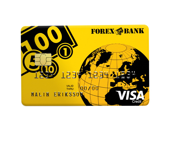 FOREX Gula kreditkort